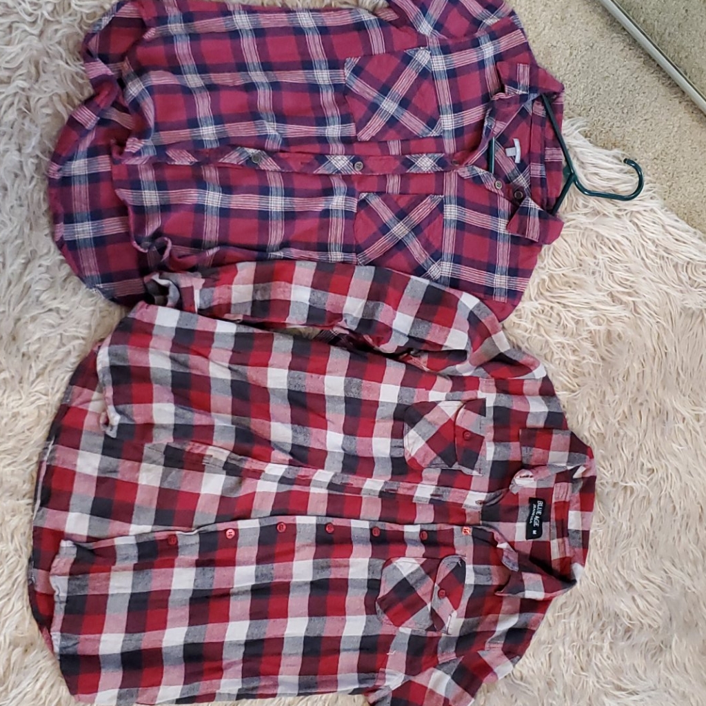 Junior Small Flannel Bundle Euc /#237